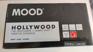 1er Spotlampe HOLLYWOOD  1/2