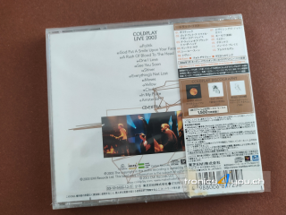 CD COLDPLAY LIVE 2003 - NEU