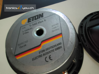 2x ETON 7-360 Hex b  8ohm