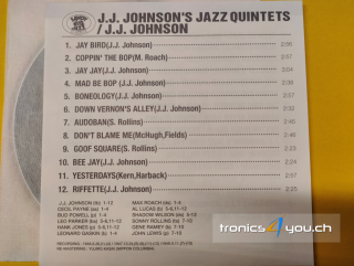 J. J. JOHNSON'S JAZZ QUINTETS