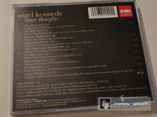 CD Nigel Kennedy - inner thoughts