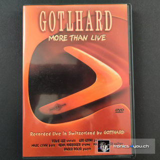 DVD - GOTTHARD - More Than Live