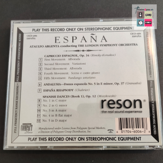 Argenta, The London Symphony Orchestra – ESPANA