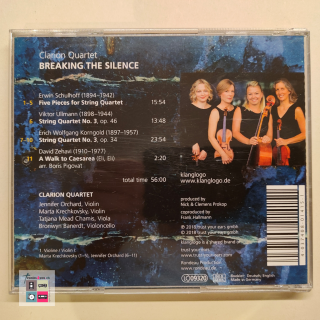 Clarion Quartet, Korngold/Ullmann/Schulhoff