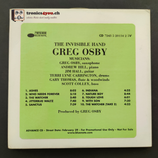 Greg Osby – The Invisible Hand