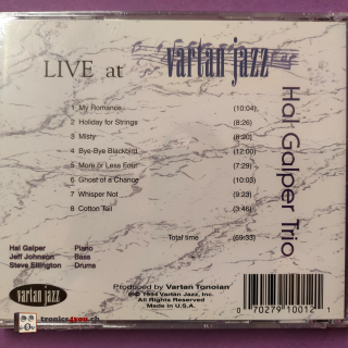 Hal Galper Trio – Live At Vartan Jazz