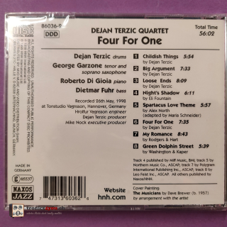  Dejan Terzic Quartet - Four For One