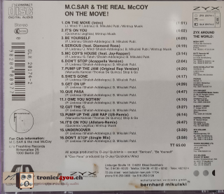 M.C.Sar & The Real McCoy – On The Move!