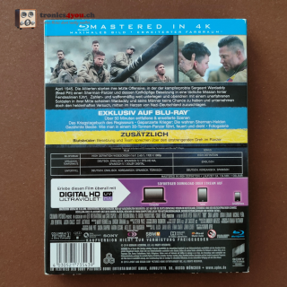 Blu-Ray Herz aus Stahl mit Brad Pitt