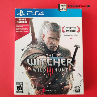 PS4 - The Witcher 3 - Wild Hunt - Bonus Cont