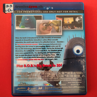 Blu-Ray 3D - Monster vs Aliens