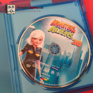 Blu-Ray 3D - Monster vs Aliens