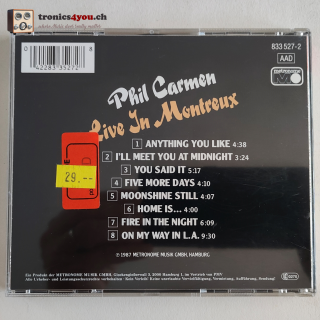 Phil Carmen – Live In Montreux