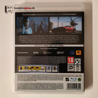 PS3 - GRAND THEFT AUTO V - GTA 5 - PlayStation Network 