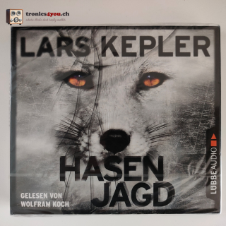 6 CDs - Lars Kepler - HASENJAGD - gelesen von Wolfram Koch