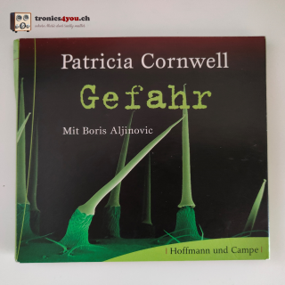 Hörbuch 4 CDs - Patricia Cornwell - GEFAHR