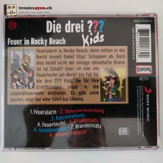 CD - Die drei ??? Kids - Feuer in Rocky Beach