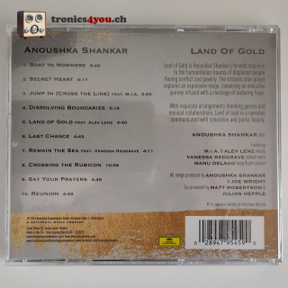 CD - Anoushka Shankar – Land Of Gold