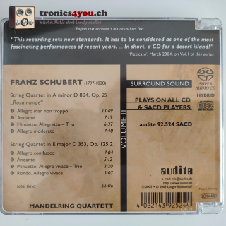 SACD - Franz Schubert, Mandelring Quartett VOL. II