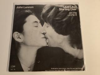 John Lennon Single - (Just Like) Starting Over / Kiss Kiss…