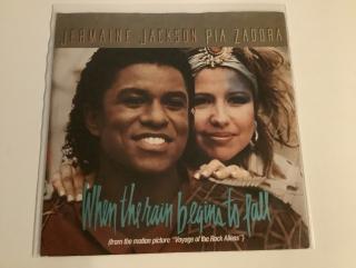 Jermaine Jackson and Pia Zadora Single - When The Rain…