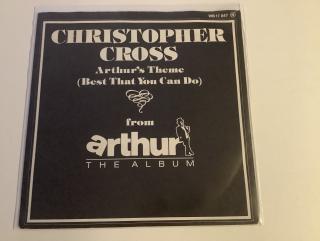 Christopher Cross Single - Arthur‘s Theme / Minstrel Gigolo