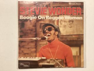 Stevie Wonder Single - Boogie On Reggae Woman / Seems So Lon