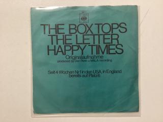 Box Tops Single - Letter / Happy Times