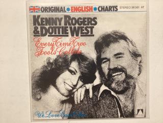 Kenny Rogers & Dottie West Single - Everytime Two Fools 