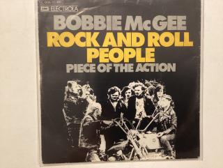 Bobbie McGee Single - Rock N Roll People / Piece Of Action 