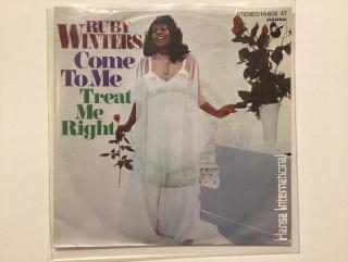 Ruby Winters Single - Come To Me / Treat Me Right 