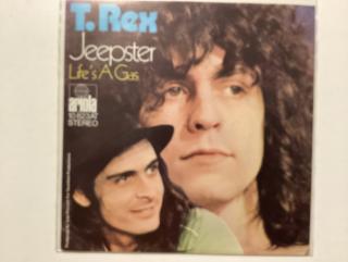 T Rex Single - Jeepster / Life A Gas