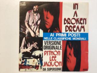 Python Lee Jackson Single - In A Broken Dream / Boogie Woogi