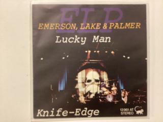 Emerson Lake & Palmer Single - Lucky Man / Knife Edge