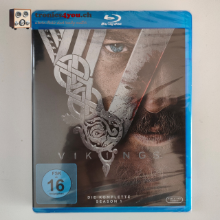 3xBlu-Ray - VIKINGS - Die komplette Season 1 - NEU