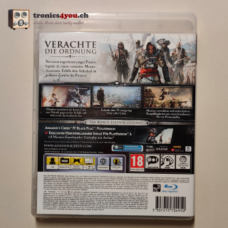 PS3 - ASSASIN'S CREED IV - BLACK FLAG - in Topzustand!