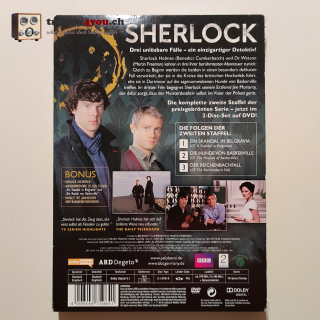 2xDVD - SHERLOCK STAFFEL 2 mit Benedict Cumberbatch