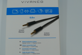 Vivanco 3,5mm Kabel 0,5m