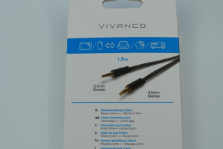 VIVANCO 3,5mm Audiokabel 1,5m