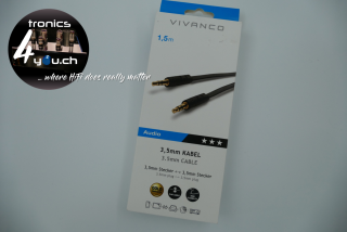 VIVANCO 3,5mm Audiokabel 1,5m